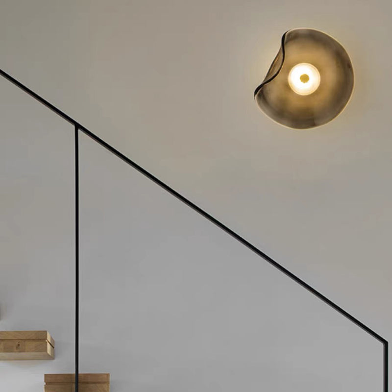 Wandlamp Rookglas — amberkleurig glas, 3500 K — afbeelding 3