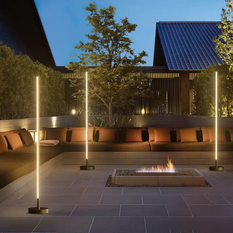 Buitenlamp Zuil — solar, IP65, 133 cm hoog — afbeelding 1