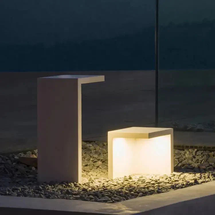 Buitenlamp Blok — zonne-energie, vier formaten — afbeelding 4