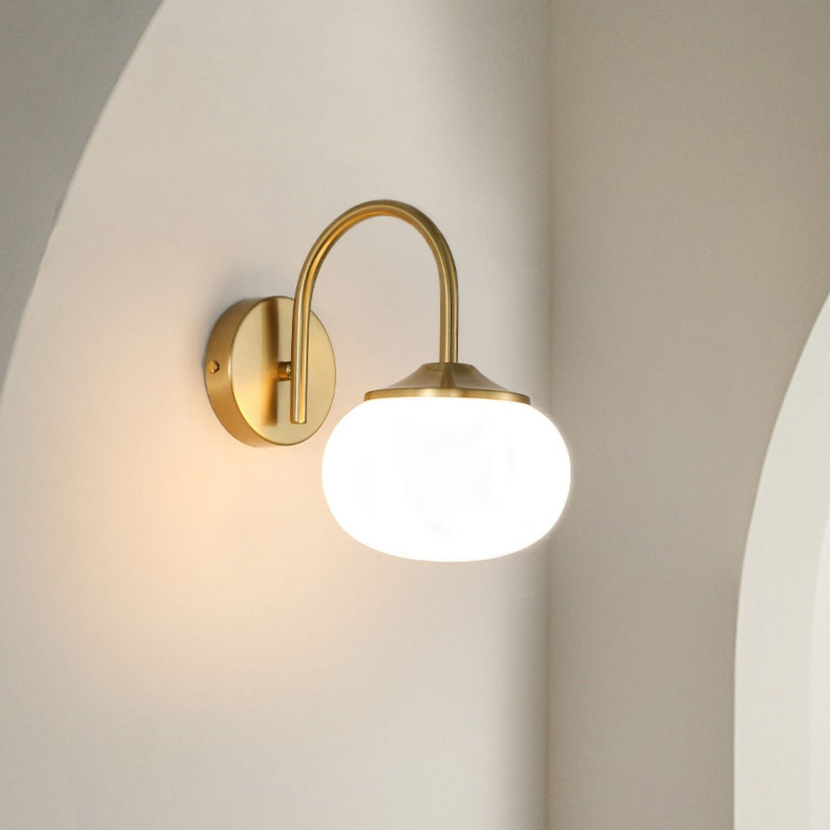 Wandlamp Marshmallow — ijzer, fitting E27, 23 cm — afbeelding 4