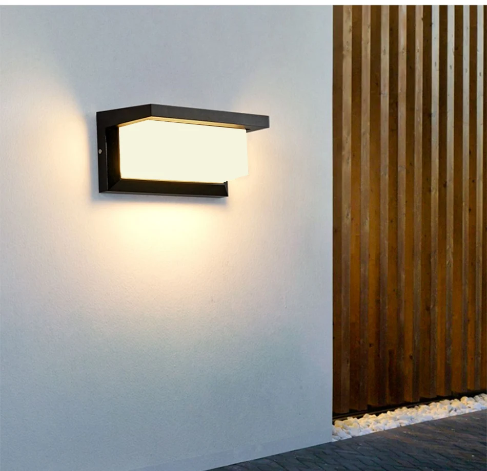 Buitenwandlamp Sensor — aluminium, 26 cm hoog, led — afbeelding 2