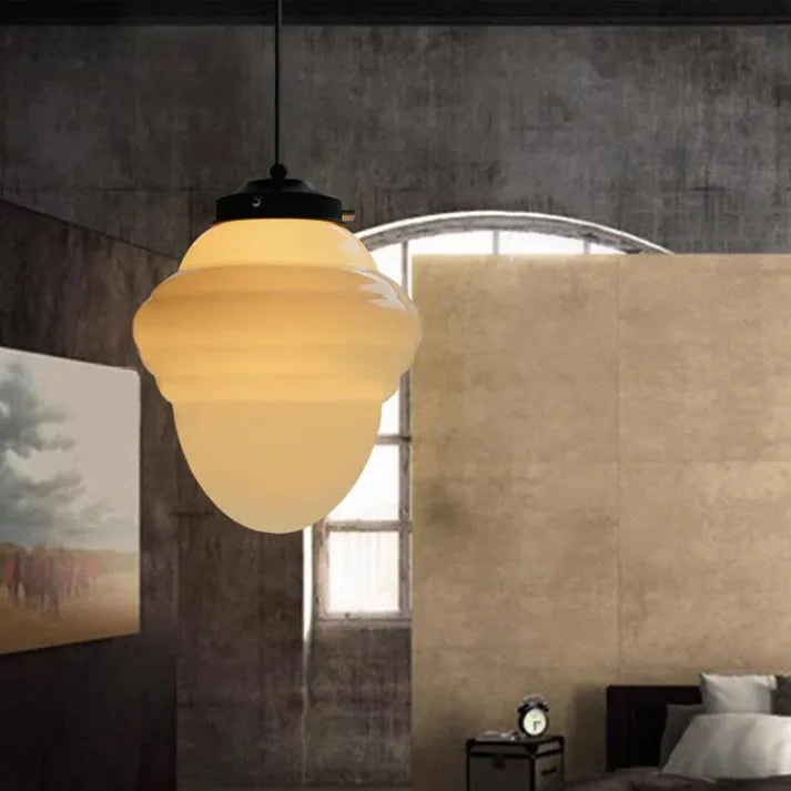 Hanglamp Melkglas — geometrische kap, vijf modellen — afbeelding 5