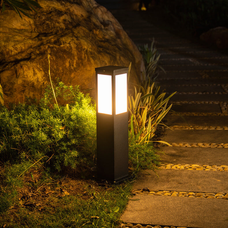 Buitenlamp Sokkel — ijzer en acryl, IP65 — afbeelding 2