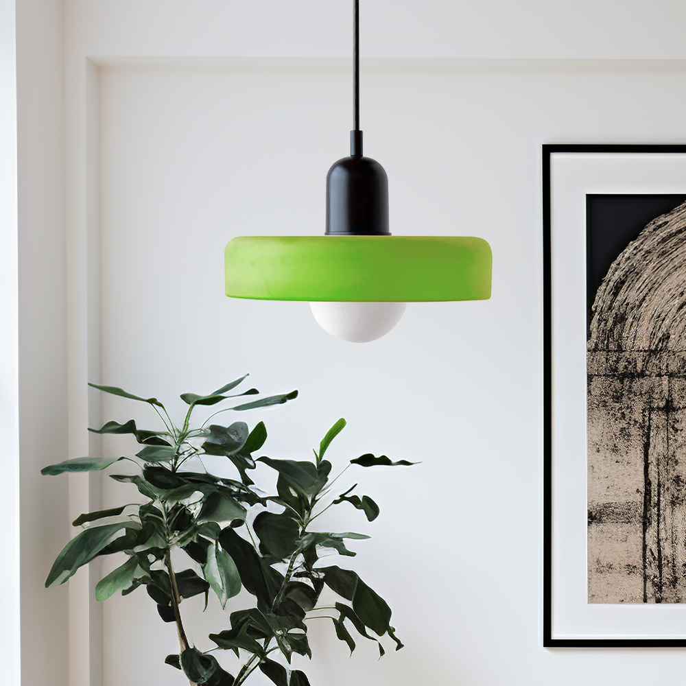 Hanglamp Bauhaus — gekleurd glas, fitting G9 — afbeelding 5