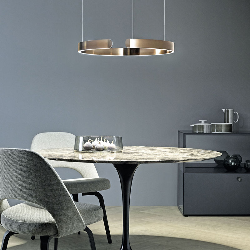 Hanglamp Ring — metaal, geintegreerde led, tot 80 cm — afbeelding 4
