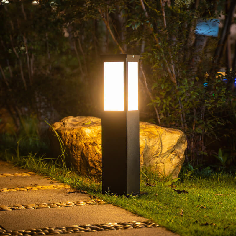 Buitenlamp Sokkel — ijzer en acryl, IP65 — afbeelding 3