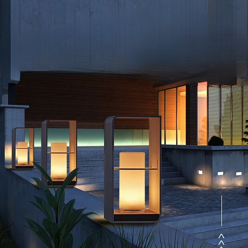 Buitenlamp Terras — roestvrij staal, IP65, 3000 K — afbeelding 4