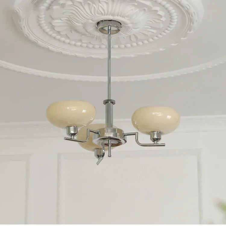 Kroonluchter Bauhaus — smeedijzer, fitting E27 — afbeelding 3