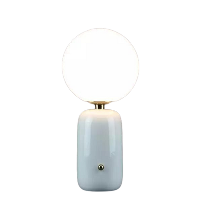 Tafellamp Raiso — glas en aluminium, fitting G9 — afbeelding 4