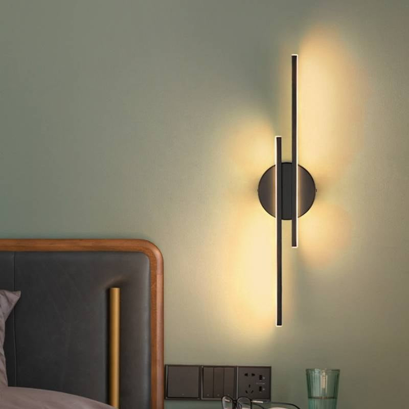 Wandlamp Lijn — aluminium en acryl, led van 14 W — afbeelding 1