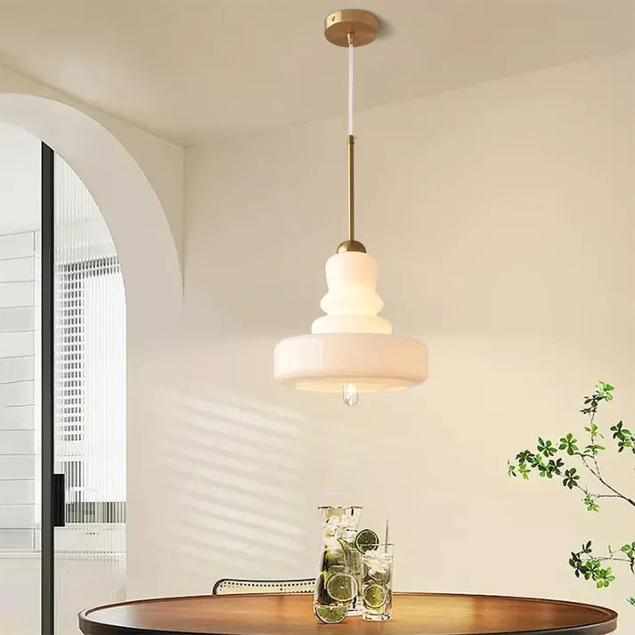 Hanglamp Kalebas — glas met messing of ijzer, E27 — afbeelding 6