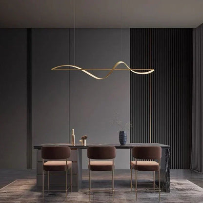 Hanglamp Louise — golvende lijn, 120 of 140 cm — afbeelding 2