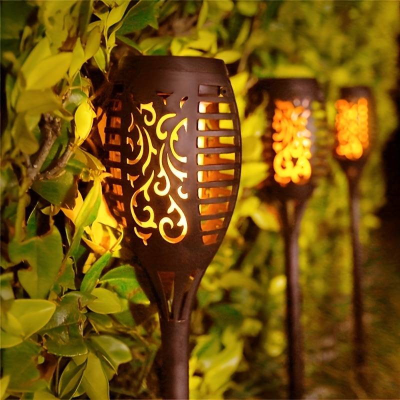 Buitenlamp Vlam — solar, IP65, drie maten — afbeelding 1