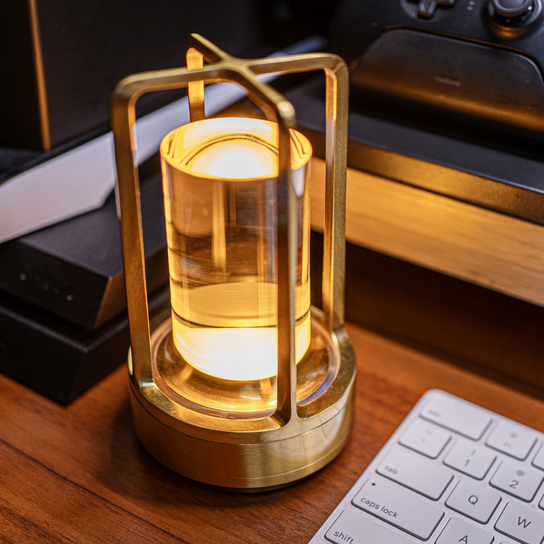 Draadloze tafellamp Kristal — IP65, USB-oplaadbaar — afbeelding 3
