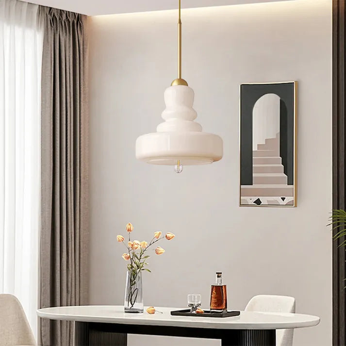 Hanglamp Kalebas — glas met messing of ijzer, E27 — afbeelding 7