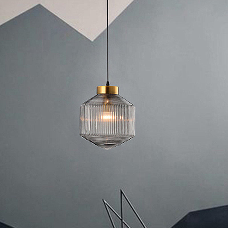 Hanglamp Trommel — glas, fitting E27, Ø 25 cm — afbeelding 2