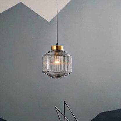 Hanglamp Trommel — glas, fitting E27, Ø 25 cm — afbeelding 2