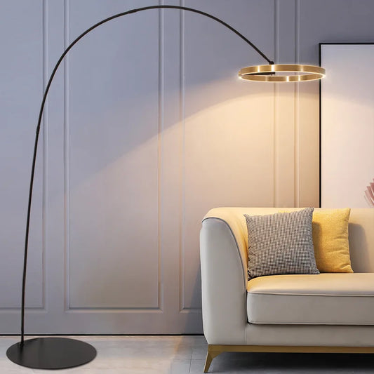 Vloerlamp Hengel — aluminium, 185 tot 220 cm hoog — afbeelding 1