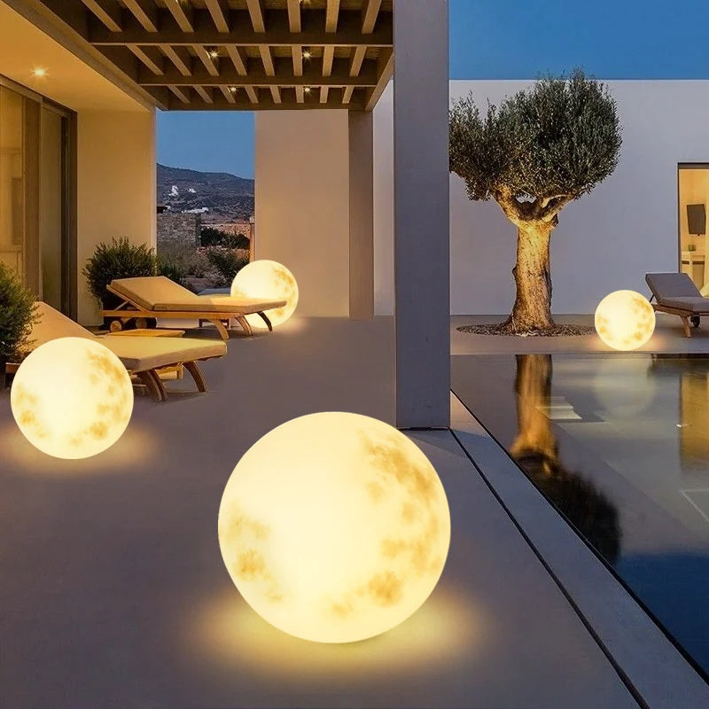 Buitenlamp Maan — led, bekabeld, 20 tot 50 cm — afbeelding 4