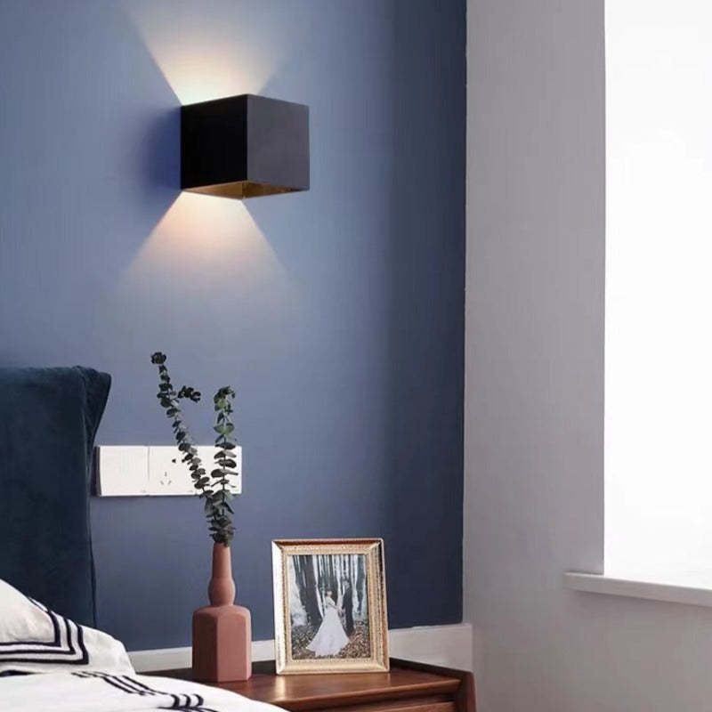 Wandlamp Kubus — aluminium, 6 of 10 W, binnen en buiten — afbeelding 6