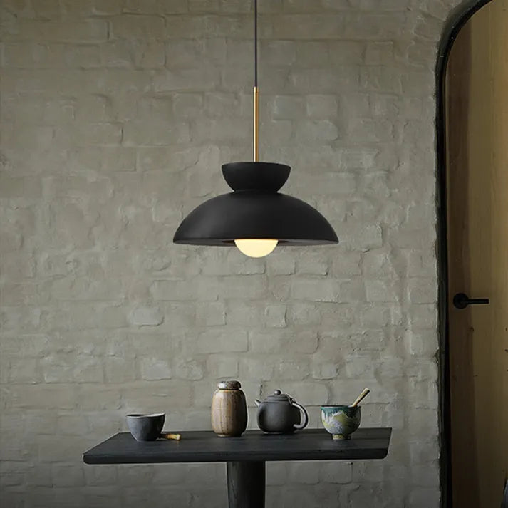 Hanglamp Augustus — metaal en hars, 34 cm breed — afbeelding 4