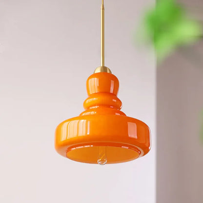 Hanglamp Kalebas — glas met messing of ijzer, E27 — afbeelding 9