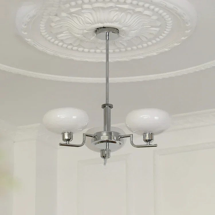 Kroonluchter Bauhaus — smeedijzer, fitting E27 — afbeelding 2