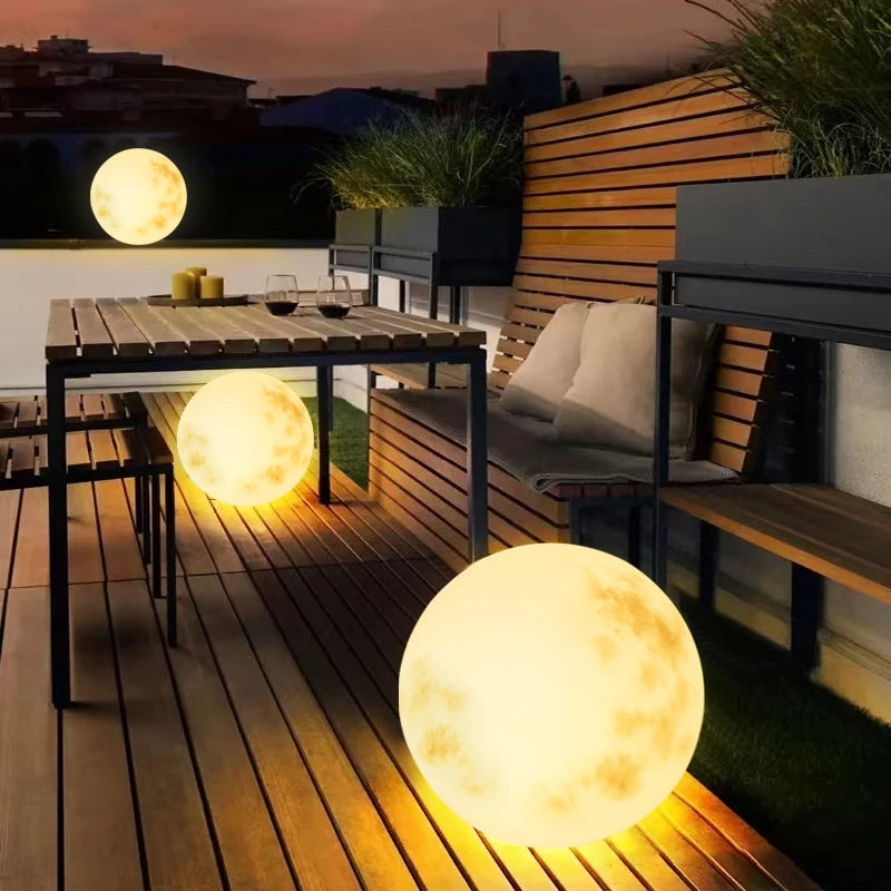 Buitenlamp Maan — led, bekabeld, 20 tot 50 cm — afbeelding 3