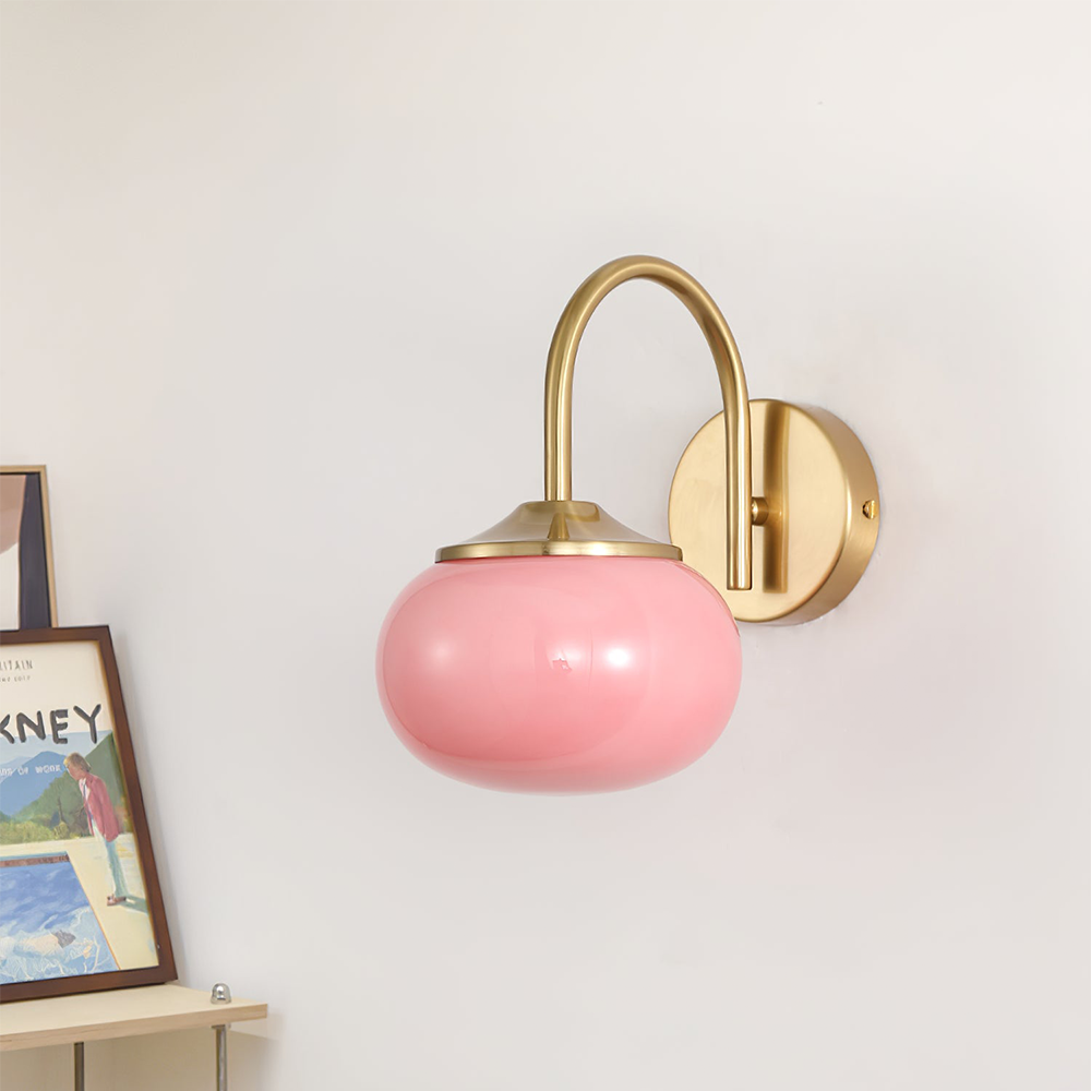 Wandlamp Marshmallow — ijzer, fitting E27, 23 cm — afbeelding 2