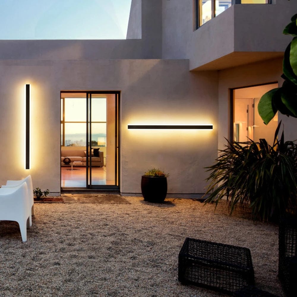 Wandlamp Streep — aluminium en acryl, IP65 — afbeelding 4