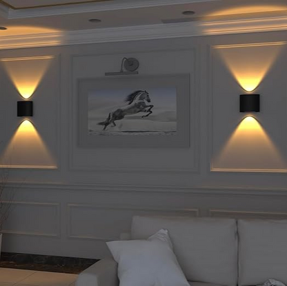 Buitenlamp Kubus — aluminium, led, 8 bij 8 cm — afbeelding 1