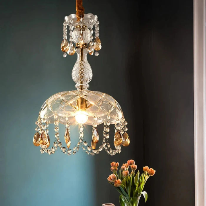 Kroonluchter Kristal — glas en kristal, drie maten — afbeelding 1