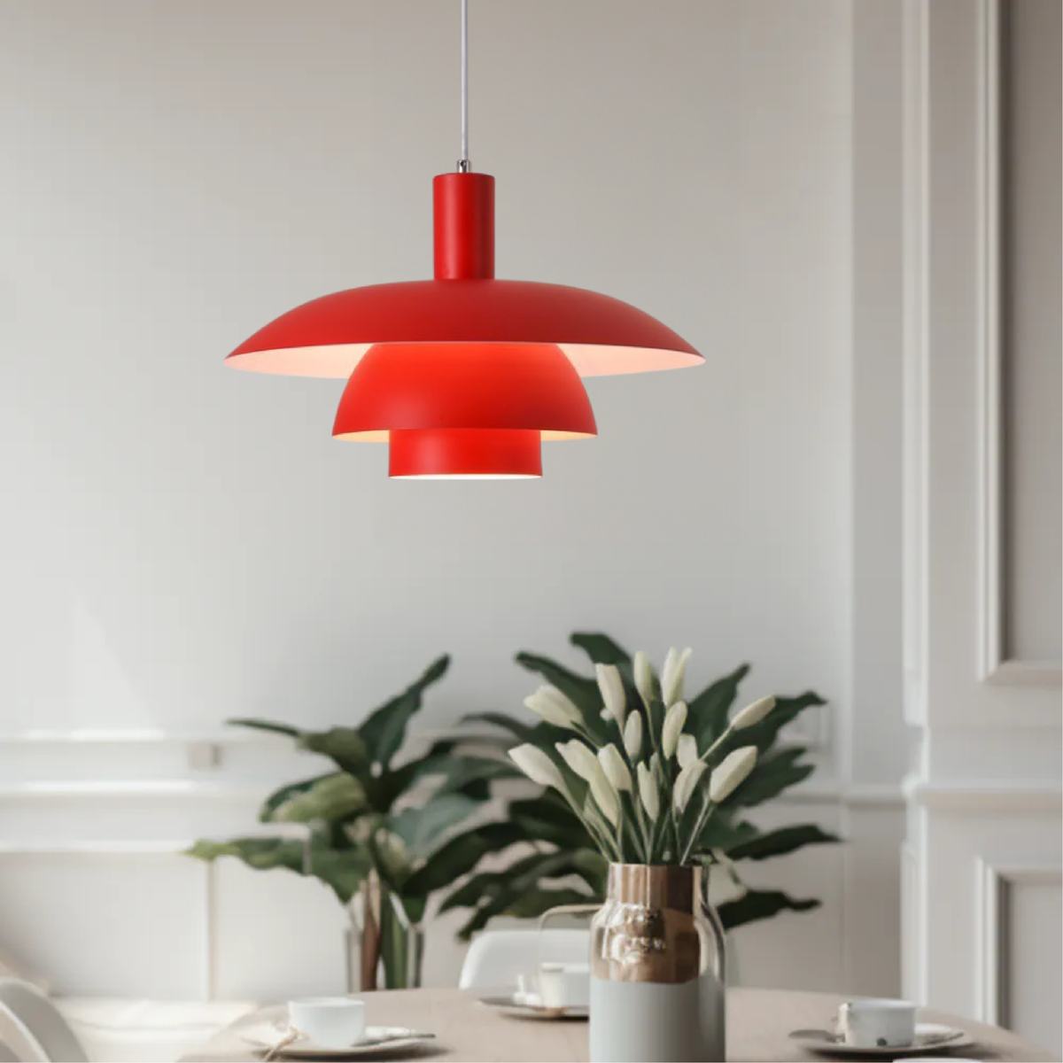 Hanglamp Deens — metaal, 29 of 39 cm doorsnede — afbeelding 5
