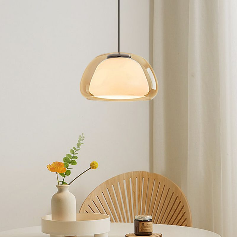 Hanglamp Melkglas Rond — 25 of 39 cm, met diffuser — afbeelding 2