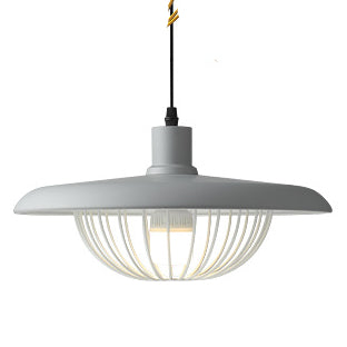 Hanglamp Houtnerf — aluminium, 45 cm doorsnede — afbeelding 4