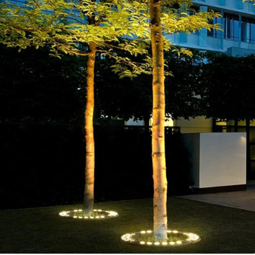 Buitenlamp Boomspot — aluminium en glas, warm wit — afbeelding 3