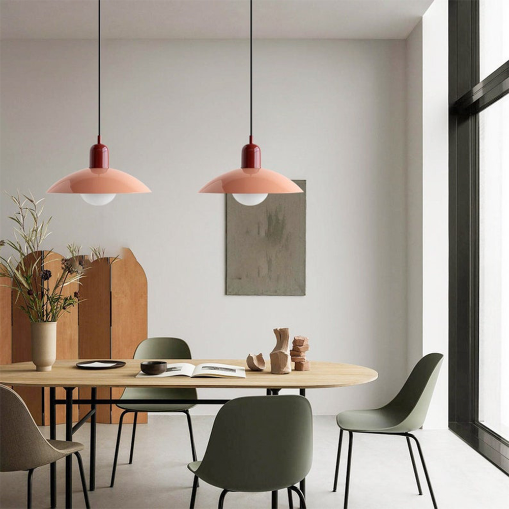 Hanglamp Macaron — gekleurd glas, E27, verstelbaar — afbeelding 1