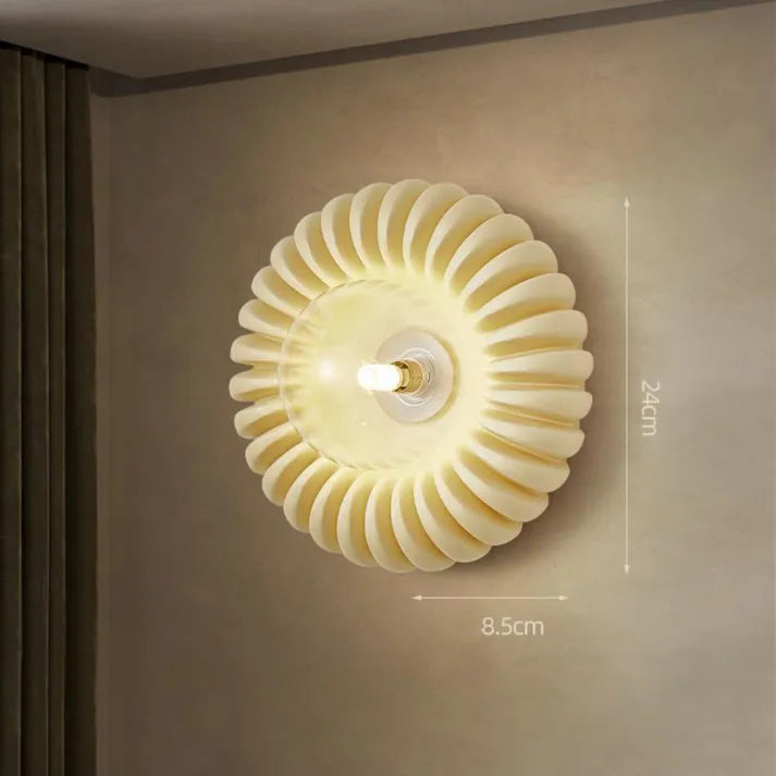 Wandlamp Hars Sculptuur — fitting G9, voor de slaapkamer — afbeelding 3