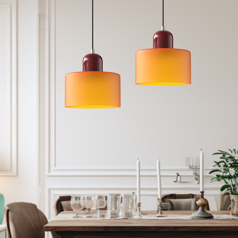 Hanglamp Bauhaus Bol — glas, fitting E27, 15 cm — afbeelding 4