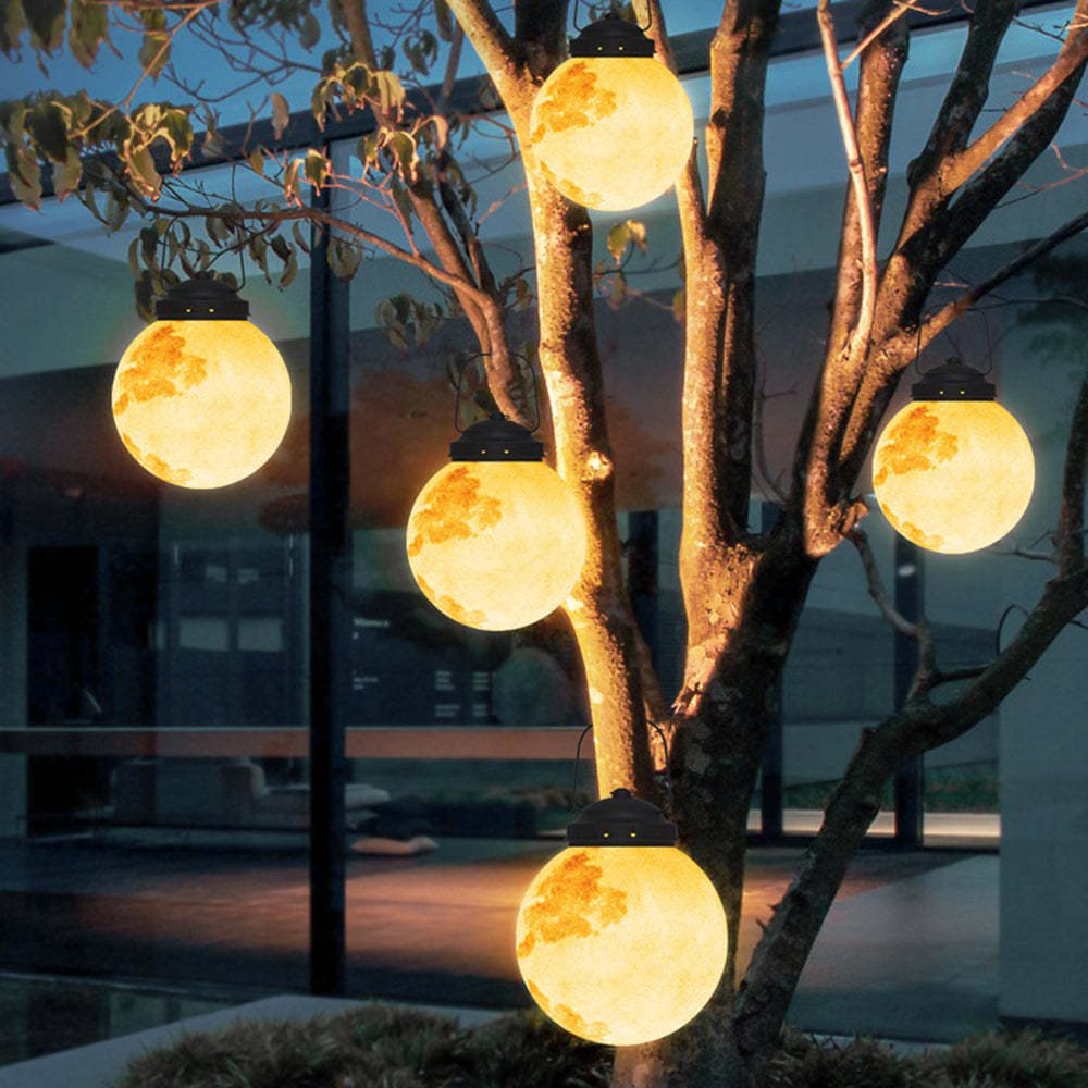 Buitenlamp Elif — maanvorm, zonne-energie of USB — afbeelding 4