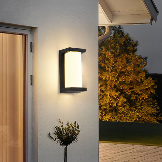 Buitenwandlamp Sensor — aluminium, 26 cm hoog, led — afbeelding 1