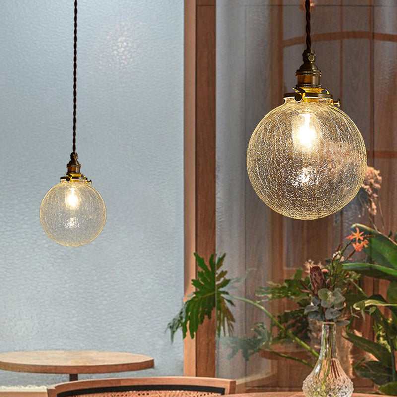 Hanglamp Kristalglas — transparante kap, fitting E27 — afbeelding 3