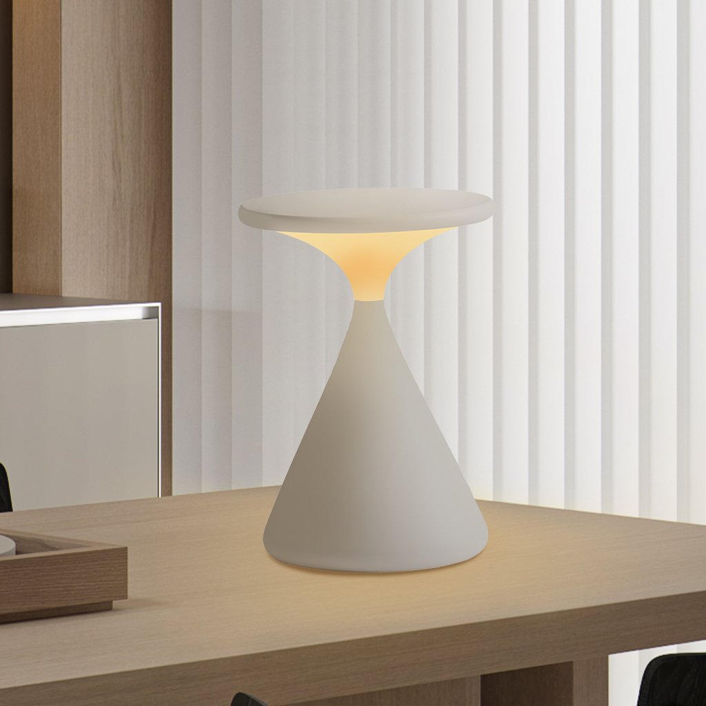 Draadloze tafellamp Aeron — zandlopervorm, USB-C — afbeelding 3