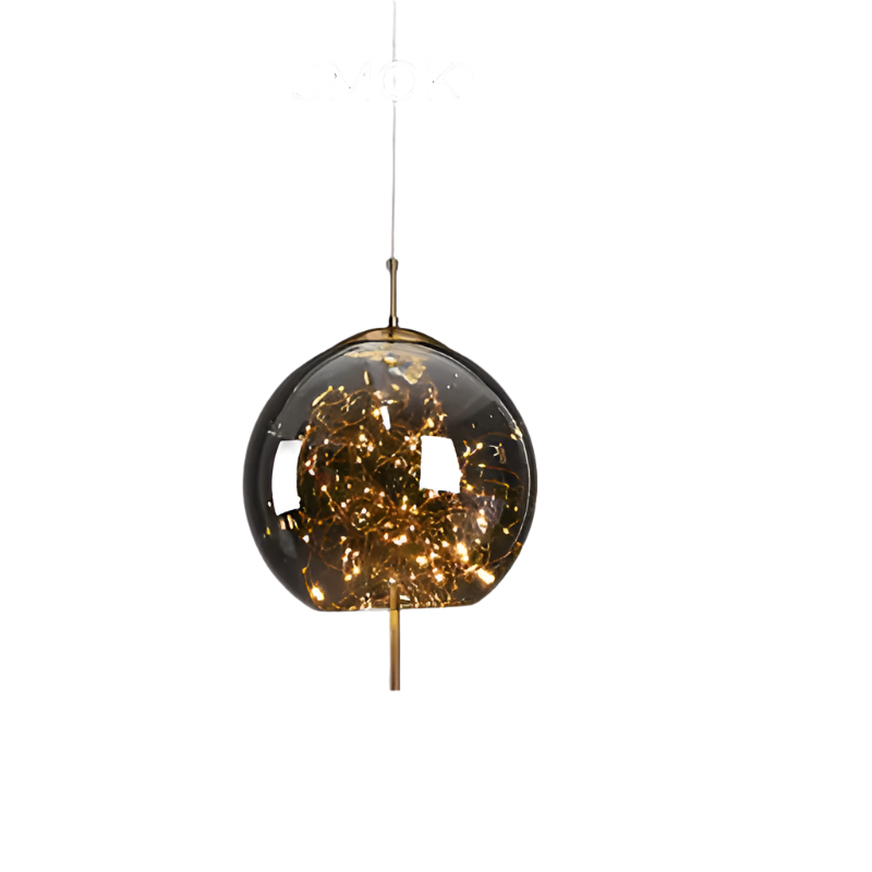 Hanglamp Essence — donkerbruin glas, drie maten — afbeelding 4