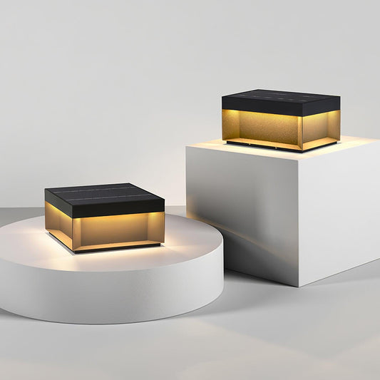 Buitenlamp Sokkel — IP65, netstroom of zonne-energie — afbeelding 1