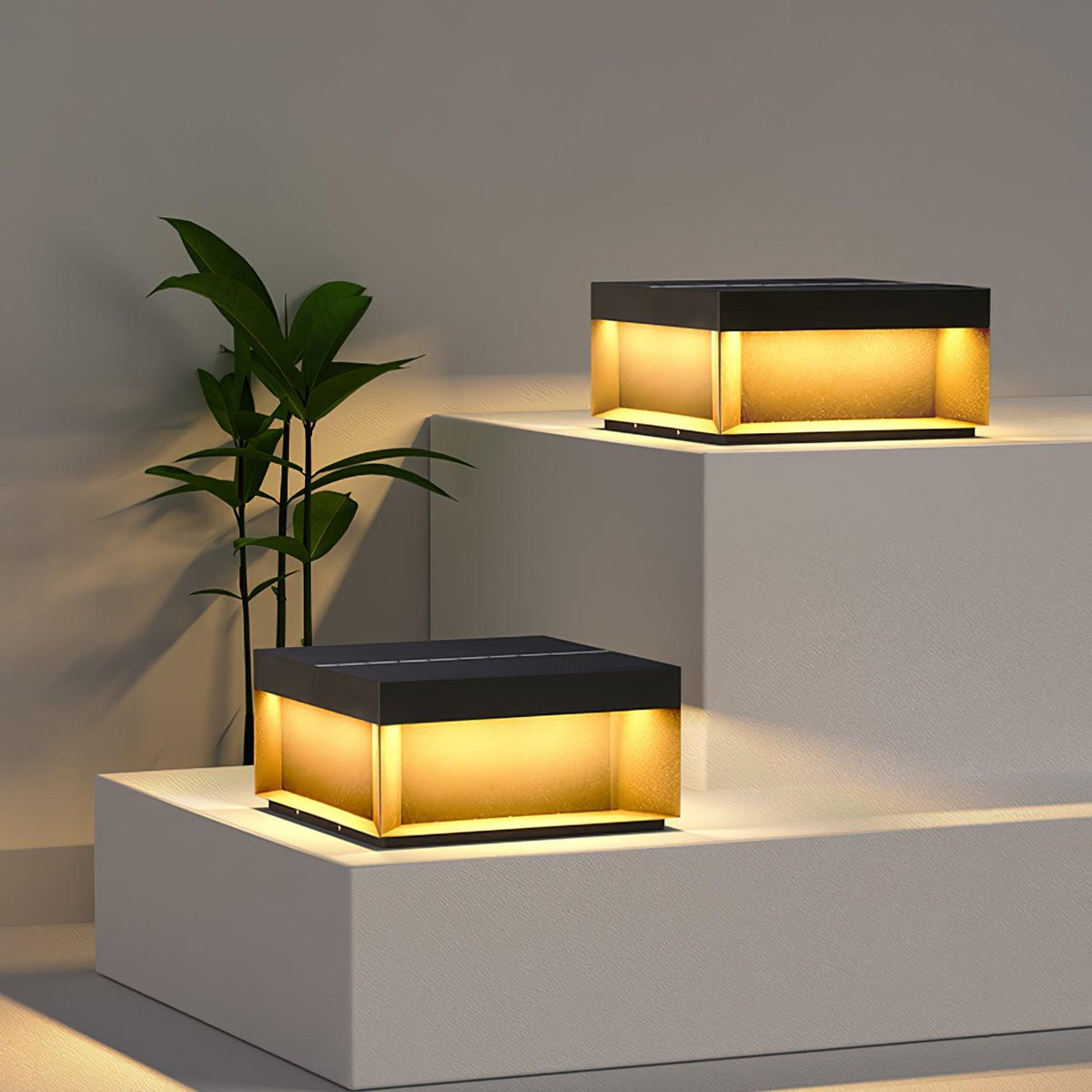 Buitenlamp Sokkel — IP65, netstroom of zonne-energie — afbeelding 4