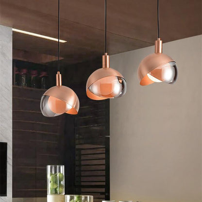 Hanglamp Blonche — metaal en glas, in hoogte verstelbaar — afbeelding 3
