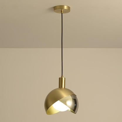 Hanglamp Blonche — metaal en glas, in hoogte verstelbaar — afbeelding 1