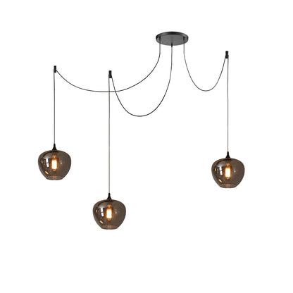 Hanglamp Fles — rookglas, fitting E27, zeven maten — afbeelding 11