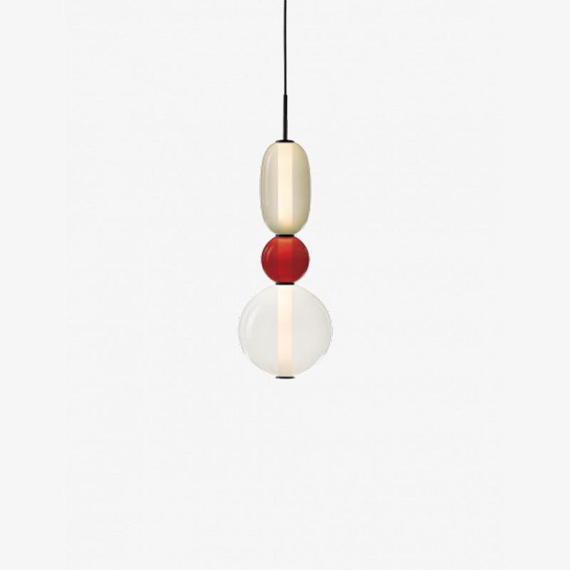 Hanglamp Kandij — gekleurd glas, geïntegreerde led — afbeelding 8